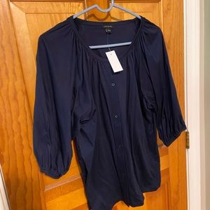 Navy cardigan
